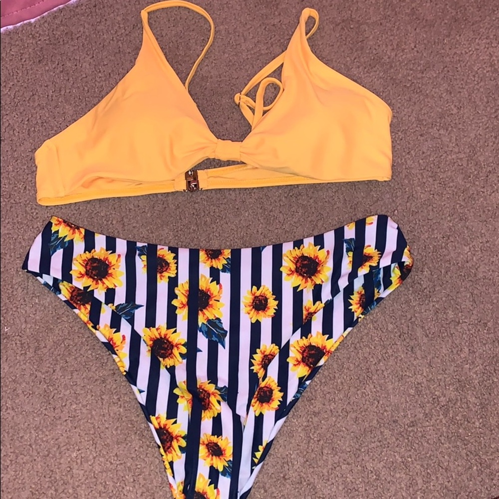 Sunflower bathing suit
